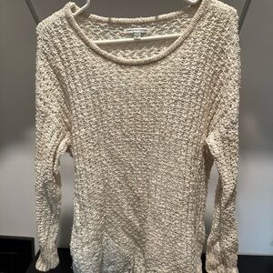 American Eagle Outfitters Beige Textured Sweater